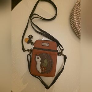 Chala Cell Phone Crossbody - Hedgehog. A1